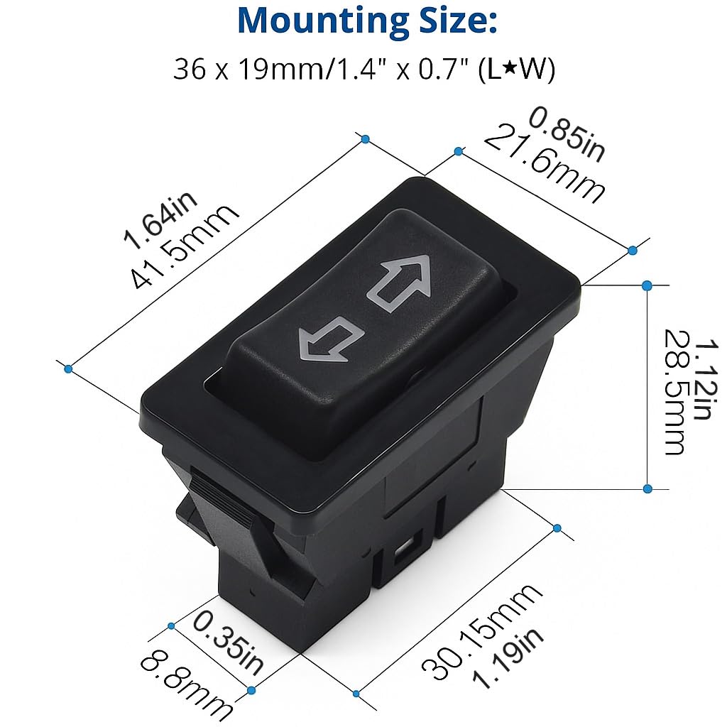 Amazon.co.jp: Gebildet ユニバーサル 2 個 5 ピン DPDT DC12V 24V 車